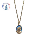 Médaille Miraculeuse De Lourdes - 12 Mm - Laiton Doré Et émail - Fabriquée En France - Cadeau Religieux - 4