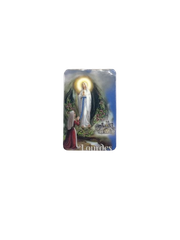 Carte Prière Lourdes - Multi langue au dos