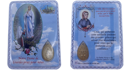 Carte Pri re M daille Miraculeuse Dor e Plusieurs Langues Au Choix pr 