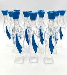 Set of 5 Blank Crystal Plastic Bottle 15CM Belt 50 CL 