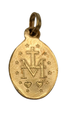 Médaille Miraculeuse Ovale Plaqué or