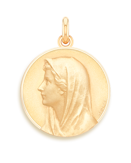 Médaille Becker Vierge Au Voile