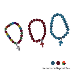 Bracelet en pierre couleurs assortis (prix à l'unité)