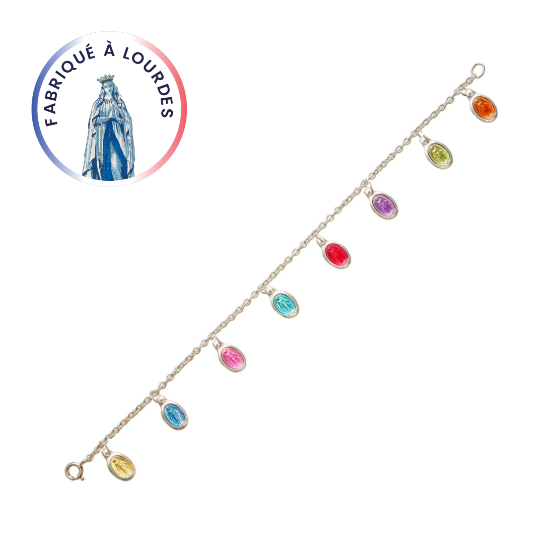 Bracelet Médaille argent - Bracelet fin argenté à médaille à graver Bracelet Médaille argent - Bracelet fin argenté à médaille à graver