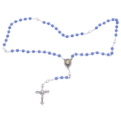 Pater purple pearl plastic rosary