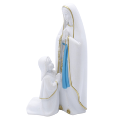 Statue Apparition de la Vierge Marie Notre Dame de Lourdes, Résine - 10->20 cm - SERAL I Souvenirs de Lourdes