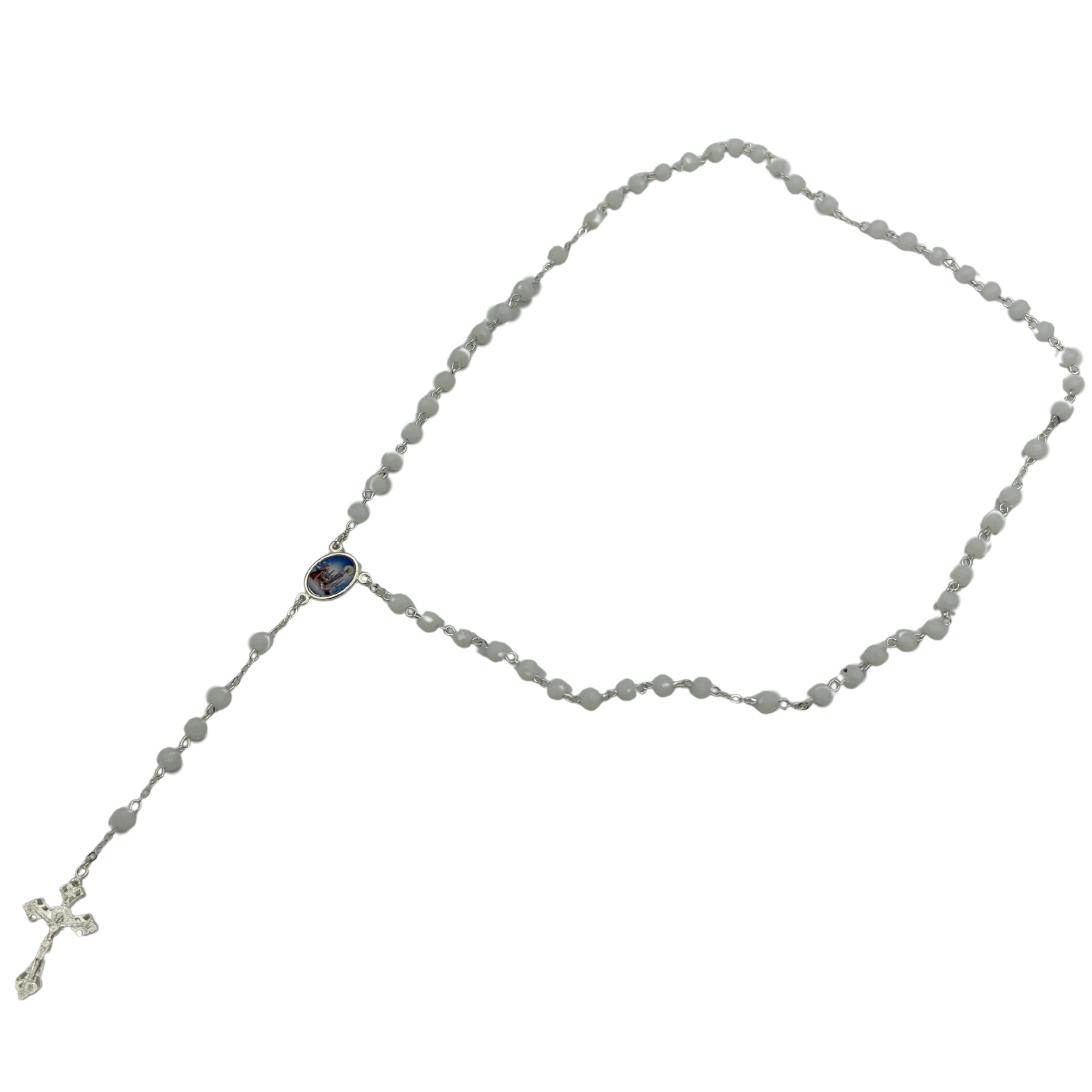 Chapelet, Cristal Opaque (3 couleurs au choix) - SERAL I Souvenirs de Lourdes