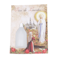 Carte Prière, Prière & Flacon Eau Bénite, (prix à l'unité) - SERAL I Souvenirs de Lourdes