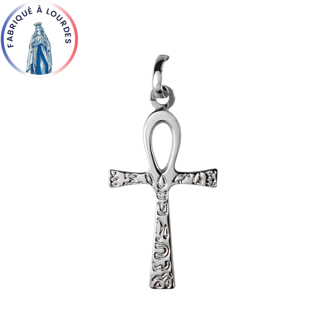 Cross of life silver 30x15mm