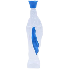 Lot de 9 Bouteilles de la Vierge Marie, Plastique - 17 cm - 93 ml - SERAL I Souvenirs de Lourdes