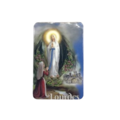Carte Prière Lourdes - Multi langue au dos