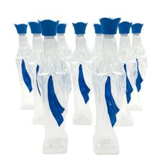 Lot de 9 Bouteilles de la Vierge Marie, Plastique - 17 cm - 93 ml - SERAL I Souvenirs de Lourdes