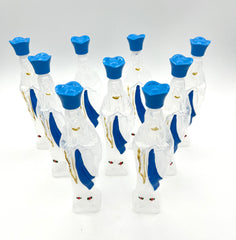 Lot de 9 Bouteilles de la Vierge Marie, Plastique - 17 cm - 93 ml - SERAL I Souvenirs de Lourdes