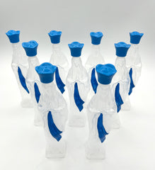 Lote de 9 Botellas de Plástico en Blanco 17 CM 93 ML 