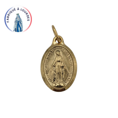 Médaille miraculeuse ovale dorée