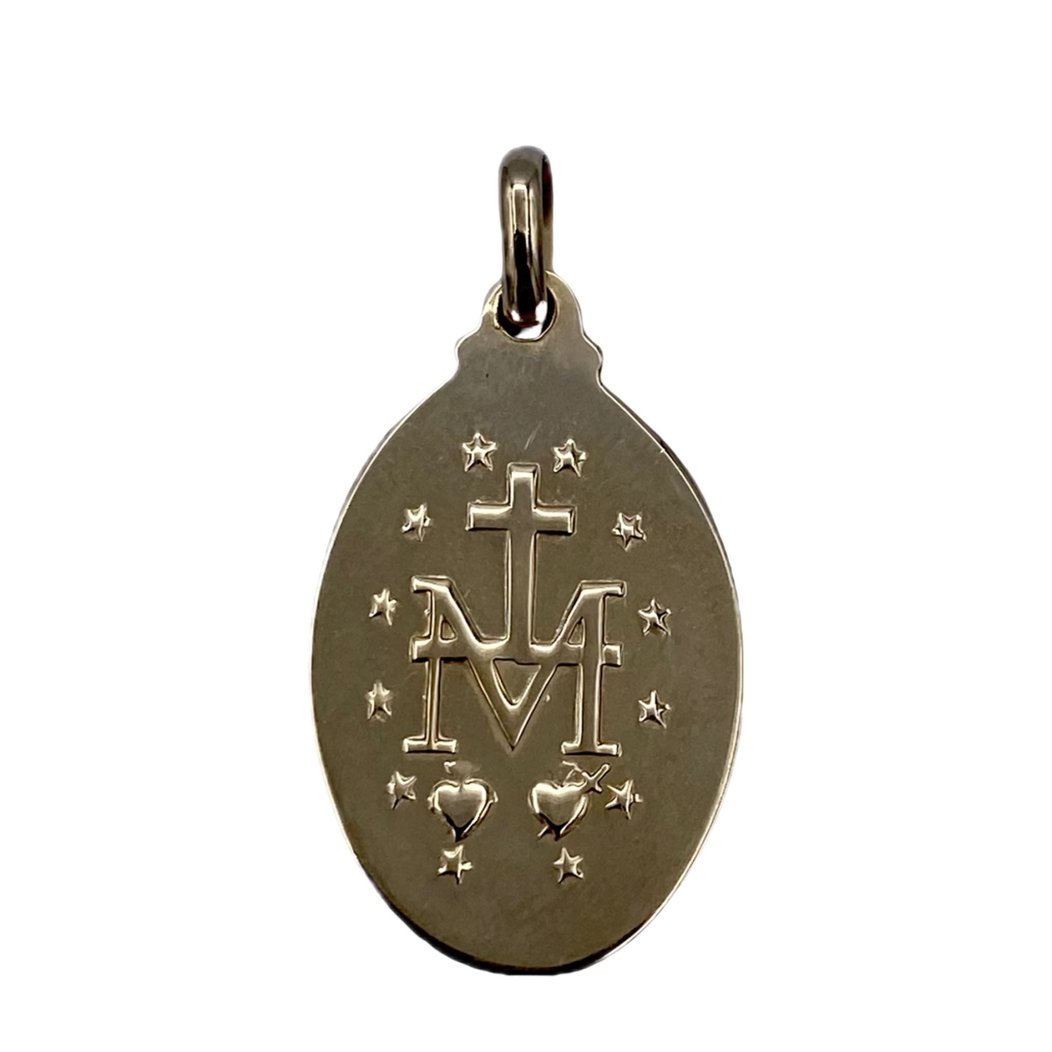 Médaille Miraculeuse, Ovale, Plaqué Or - 25x15 mm - SERAL I Souvenirs de Lourdes