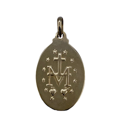 Médaille Miraculeuse, Ovale, Plaqué Or - 23x13 mm - SERAL I Souvenirs de Lourdes