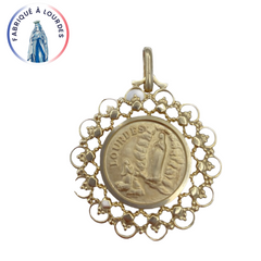 Medalla de aparición DENTELLE RDE 30 chapada en oro