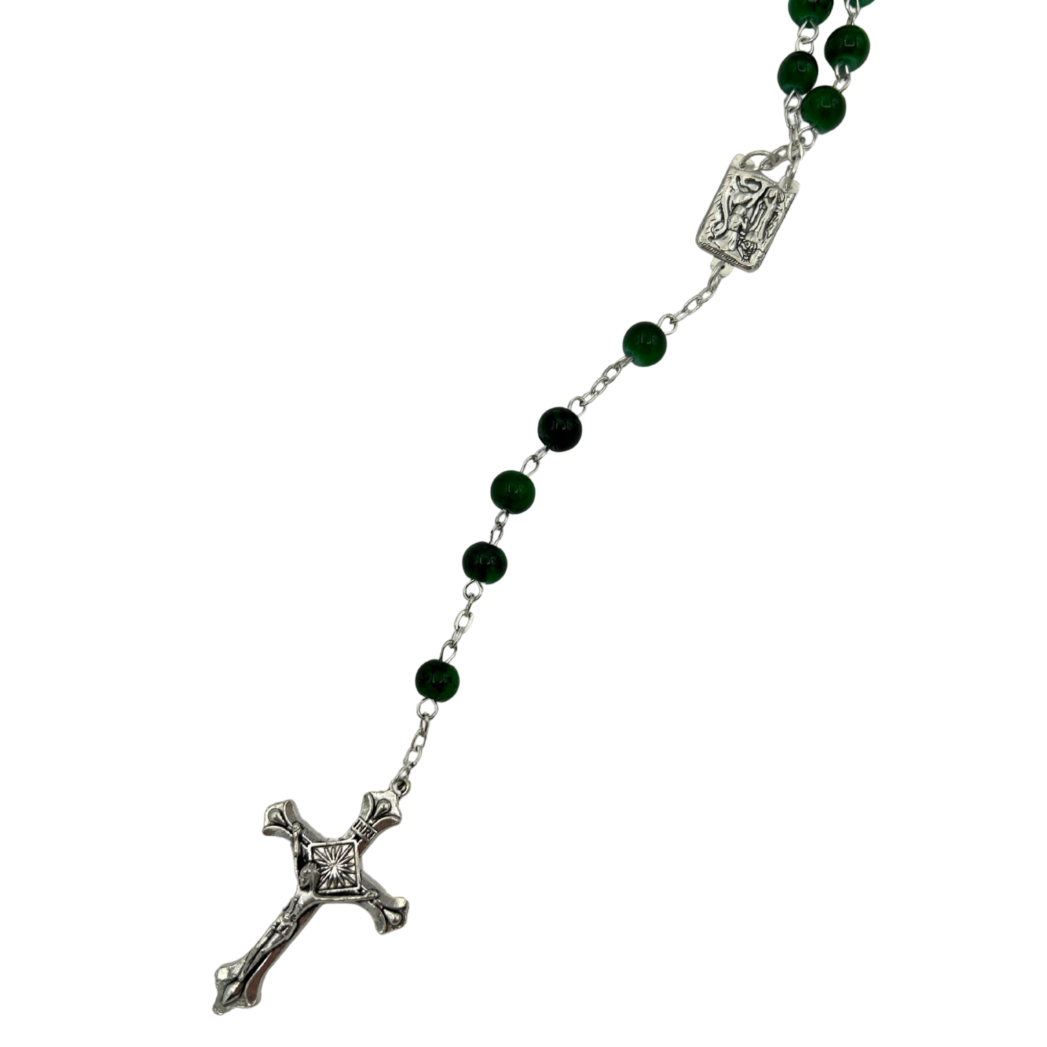 Chapelet en verre (Amethiste, Saphir, Vert) - SERAL I Souvenirs de Lourdes