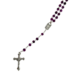 Chapelet en verre (Amethiste, Saphir, Vert) - SERAL I Souvenirs de Lourdes