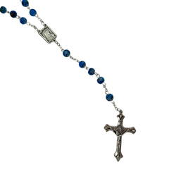 Chapelet en verre (Amethiste, Saphir, Vert) - SERAL I Souvenirs de Lourdes