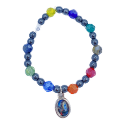 ヘマタイトクリスタル弾性子供用ブレスレット