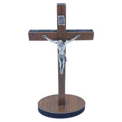 CRUCIFIX - PETITE Croix bois sur socle
