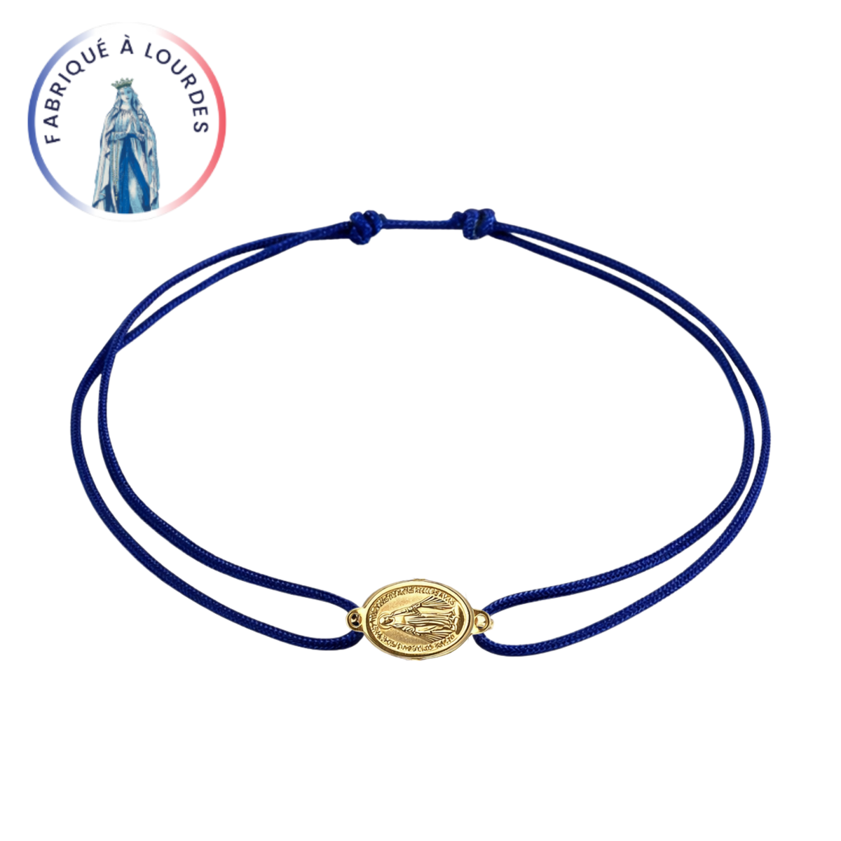 Bracelet double cordons / Médaille Miraculeuse