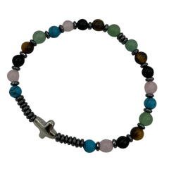 MĘSKA BRANSOLETKA Z KAMIENIAMI