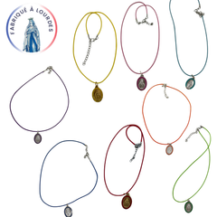 Parure médaille miraculeuse argent 925/000 et cordon