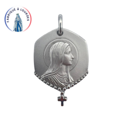 프로필의 버진 메달, 은색, 팔각형