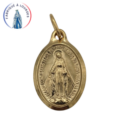 Médaille Miraculeuse, Ovale, Dorée - SERAL I Souvenirs de Lourdes