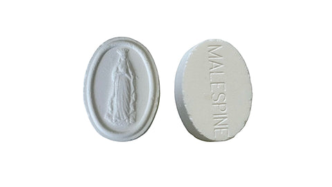 Pastilles à L'eau De Lourdes Malespine - Saveur Menthe - Sachet Souvenir 130g - Fabriqué En France