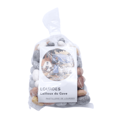 Sachet cailloux du gave sucre fond plat - SERAL I Souvenirs de Lourdes