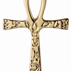 Croix de vie plaqué-or 3 microns 28x16 mm croix Souvenirs de Lourdes